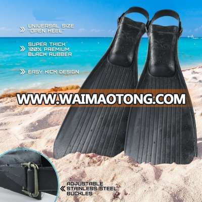 ALCYON Diving Rubber Fins Open Heel from France